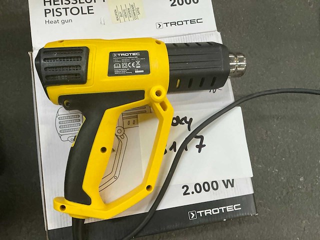 Trotec hystream 2000 heteluchtpistool - afbeelding 2 van  3