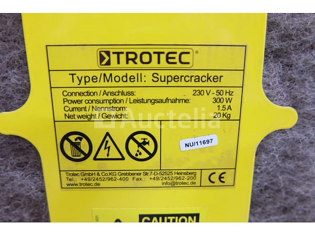 Trotec supercracker ozongenerator - afbeelding 5 van  5