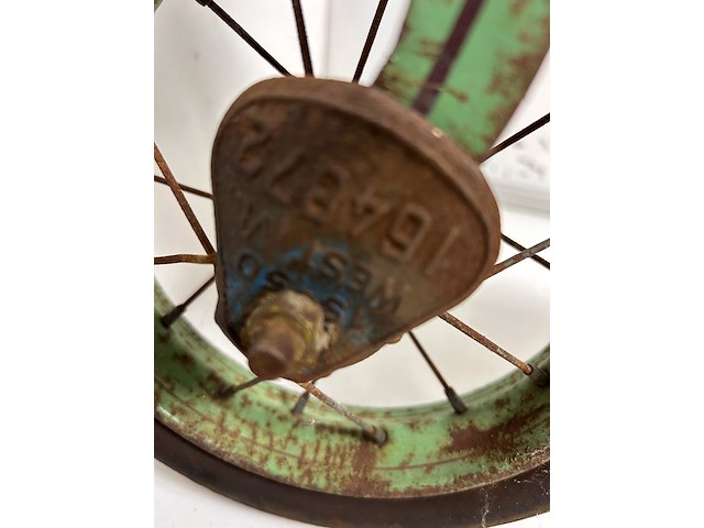 Trottinet step met taxplaat 1950 - afbeelding 2 van  3