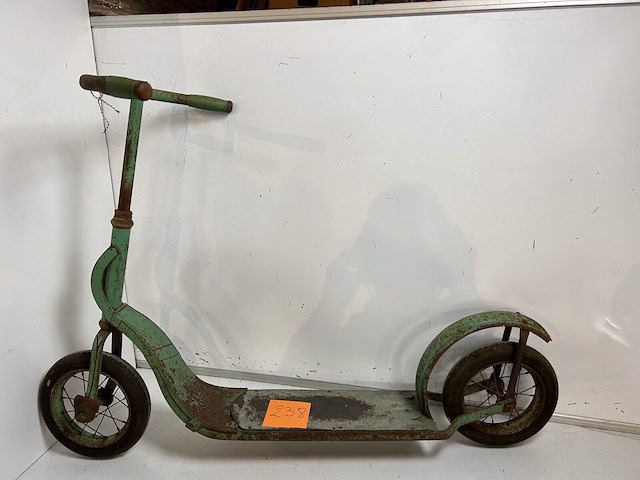 Trottinet step met taxplaat 1950 - afbeelding 3 van  3