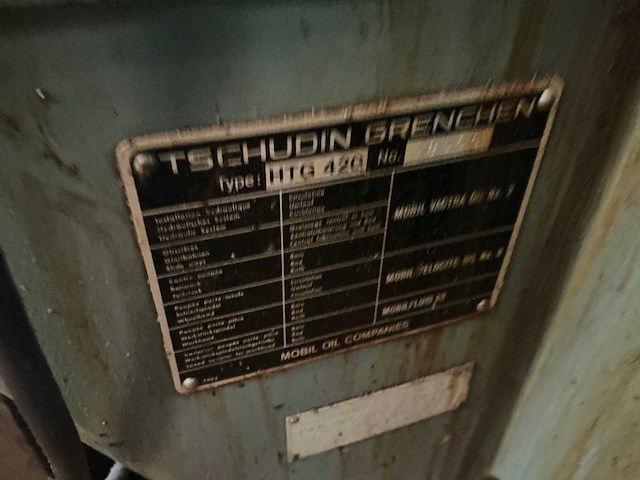 Tschudin grenchen htg 420 rondslijpmachine - afbeelding 2 van  10