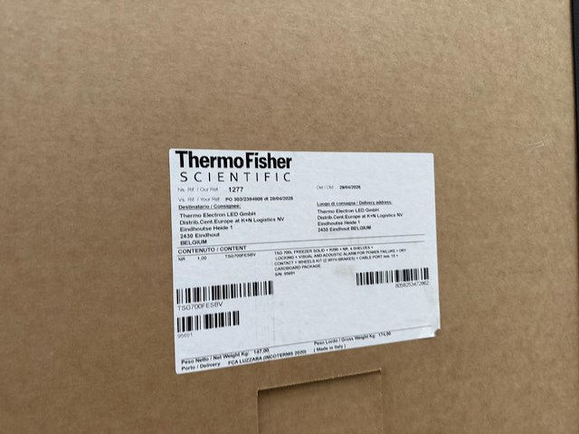 Tsg 700 freezer - tsg700fesbv - afbeelding 9 van  10