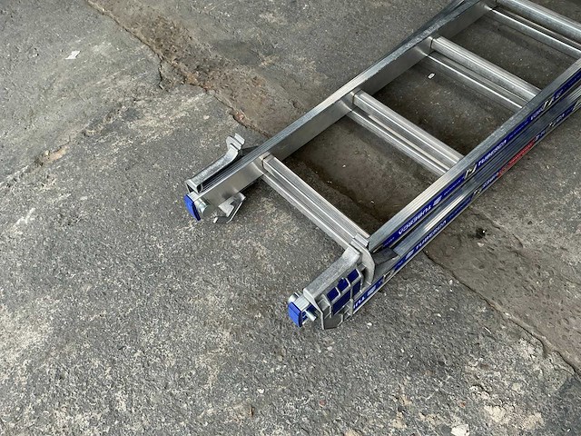 Tubesca 2x7 aluminium schuifladder - afbeelding 3 van  4