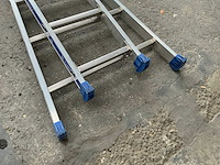 Tubesca 2x7 aluminium schuifladder - afbeelding 2 van  4