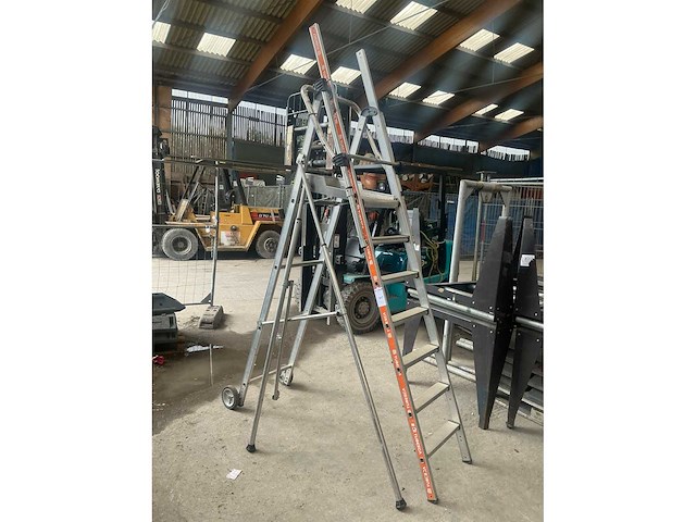 Tubesca raptor 1x7 platformladder (te herstellen!) - afbeelding 1 van  7
