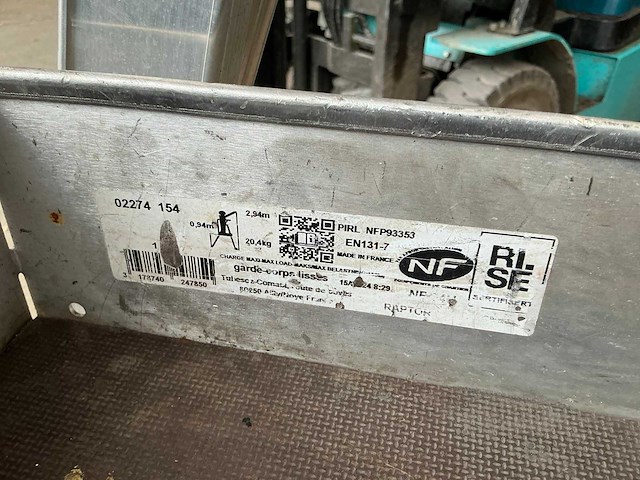 Tubesca raptor platform ladder - afbeelding 6 van  6