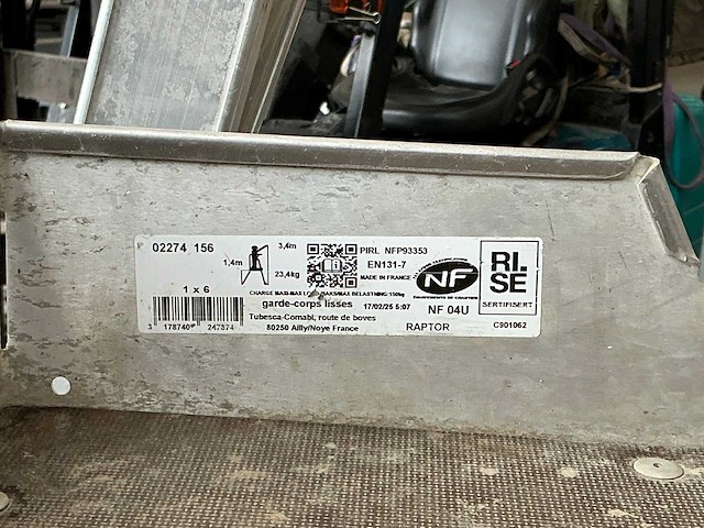 Tubesca raptor platform ladder - afbeelding 5 van  5