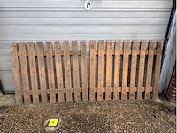 Tuin afscheiding - wooden garden fence (20x) - afbeelding 1 van  5