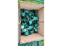Tuin schutting met pvc vlecht band - afbeelding 4 van  8
