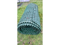 Tuin schutting met pvc vlecht band - afbeelding 5 van  8