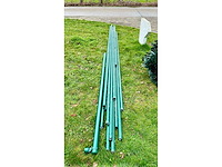 Tuin schutting met pvc vlecht band - afbeelding 7 van  8