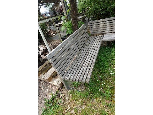 Tuinbak met tafel - afbeelding 2 van  2