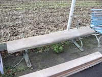 Tuinbank met gietijzeren voeten - afbeelding 2 van  4