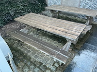 Tuinbank / pick-nick bank - afbeelding 2 van  3