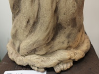 Tuinbeeld – engel talia staand | gegoten steen | h54 cm - afbeelding 4 van  5