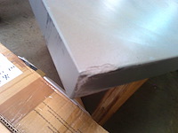 Tuineettafel - 180 cm 90 cm betongrijs - afbeelding 4 van  15