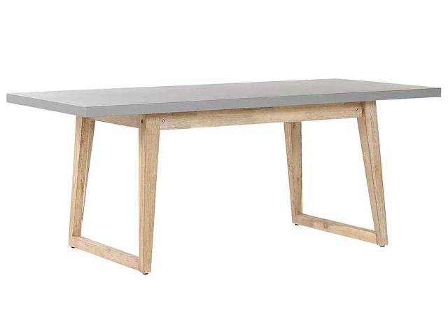 Tuineettafel - 180 cm 90 cm betongrijs - afbeelding 8 van  15