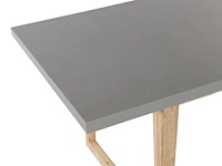 Tuineettafel - 180 cm 90 cm betongrijs - afbeelding 13 van  15