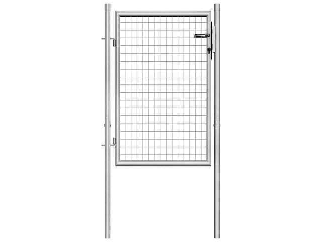Tuinhek - gegalvaniseerd staal - zilver - afbeelding 2 van  6