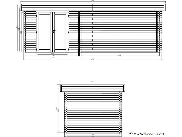 Tuinhuis adam - afbeelding 2 van  2