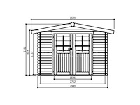 Tuinhuis amberg - afbeelding 3 van  3