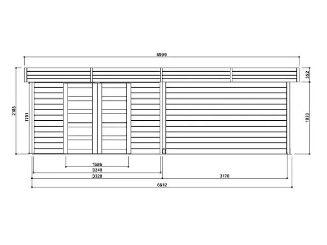 Tuinhuis arhus gratis levering - afbeelding 3 van  7