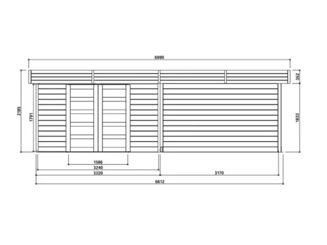 Tuinhuis arhus - afbeelding 2 van  3