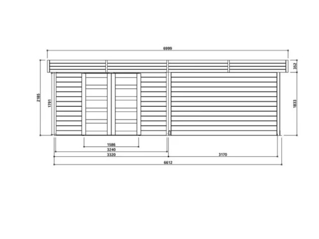 Tuinhuis arhus - afbeelding 2 van  3