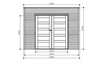 Tuinhuis bari behandeld - afbeelding 2 van  3