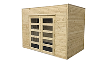 Tuinhuis capri 5,37 m2 2870x1870x2250 gratis bezorging - afbeelding 3 van  7
