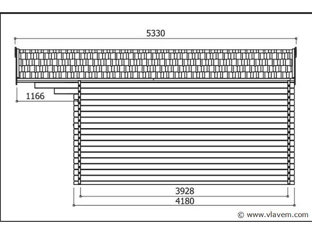 Tuinhuis chamonix - afbeelding 3 van  3