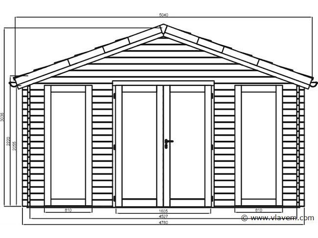 Tuinhuis charles - afbeelding 2 van  3