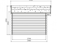Tuinhuis chimay 10,67 m2 3580x2980x2392 gratis bezorging - afbeelding 7 van  7