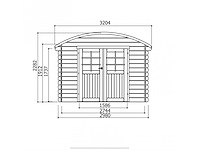 Tuinhuis dainville - garden shed & log cabin - afbeelding 2 van  3