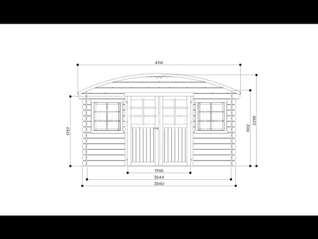 Tuinhuis dainville 2 - afbeelding 1 van  9