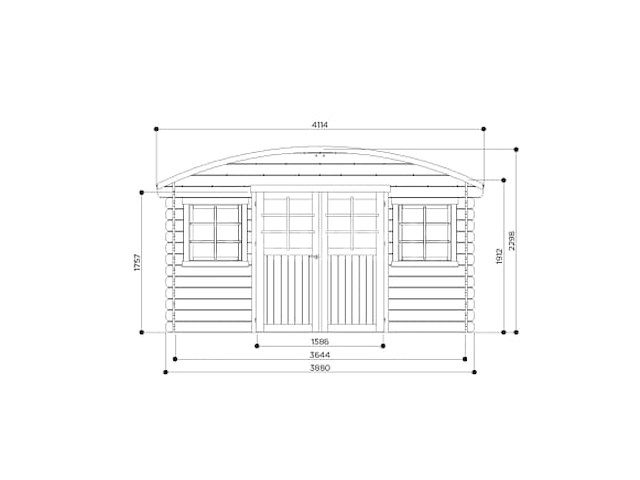 Tuinhuis dainville 2 - afbeelding 9 van  9