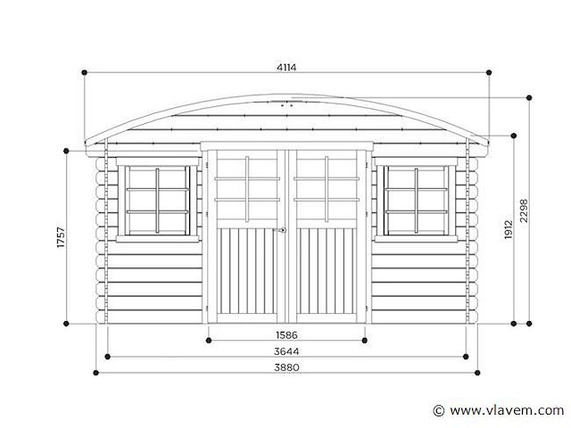 Tuinhuis dainville 2 - afbeelding 2 van  3