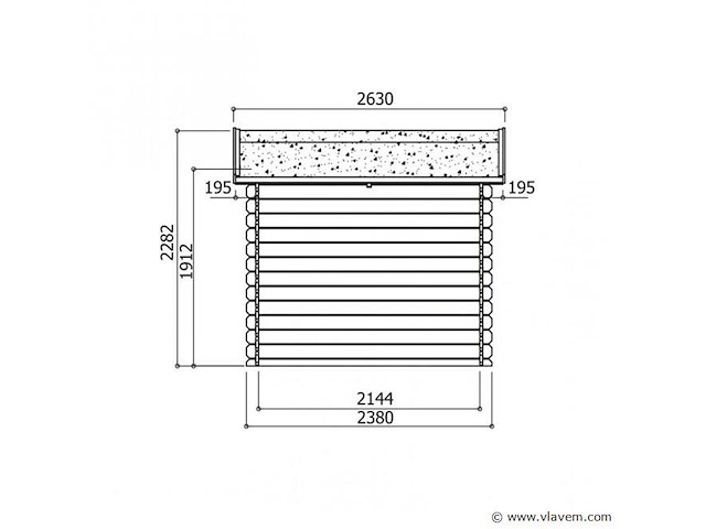 Tuinhuis dainville - afbeelding 3 van  3
