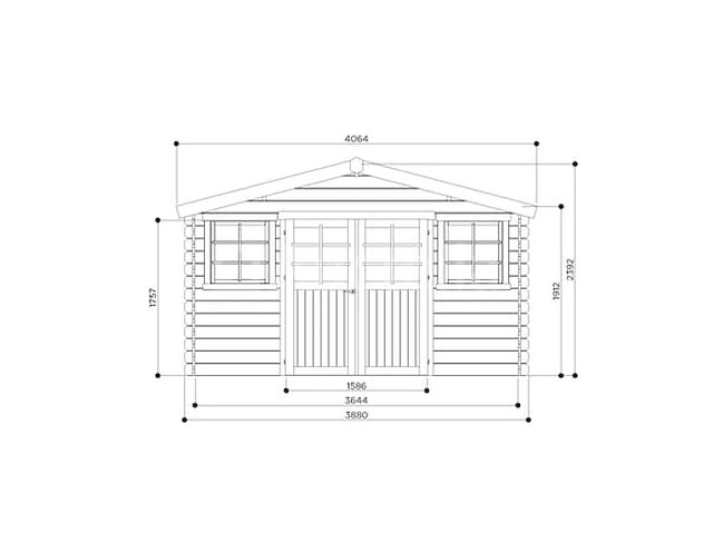 Tuinhuis dole - afbeelding 4 van  4