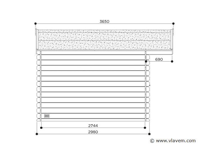 Tuinhuis dole - afbeelding 3 van  3