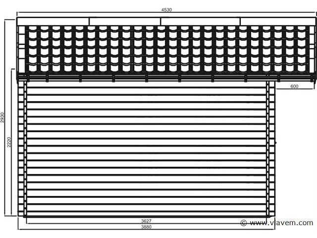 Tuinhuis gaspard - afbeelding 3 van  3