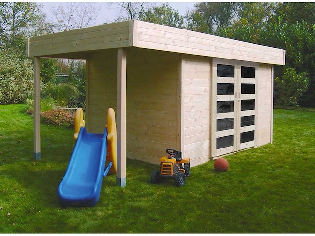 Tuinhuis larvik - garden shed & log cabin - afbeelding 1 van  3