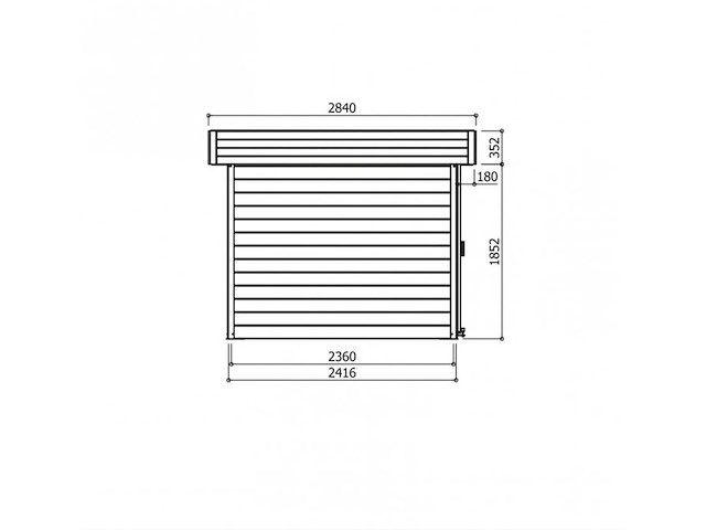 Tuinhuis larvik - garden shed & log cabin - afbeelding 2 van  3