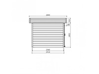 Tuinhuis larvik - garden shed & log cabin - afbeelding 2 van  3