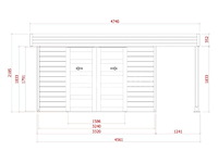 Tuinhuis larvik - afbeelding 3 van  3