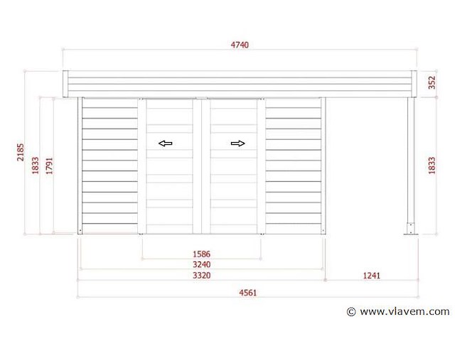 Tuinhuis larvik - afbeelding 3 van  3