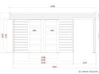 Tuinhuis larvik - afbeelding 3 van  3