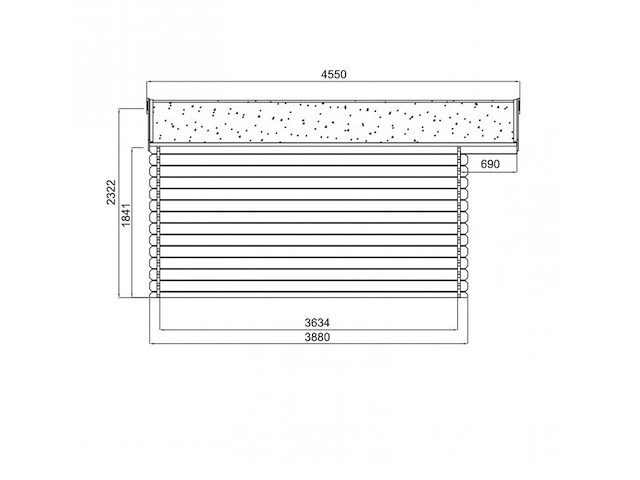 Tuinhuis linz - garden shed & log cabin - afbeelding 3 van  3