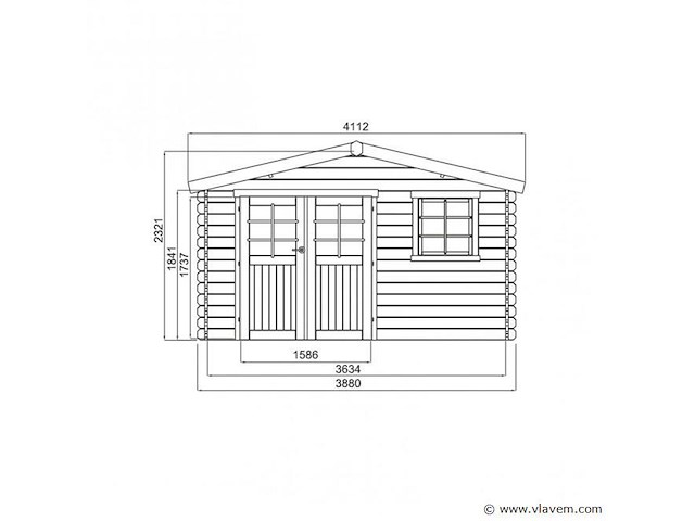 Tuinhuis linz - afbeelding 2 van  3