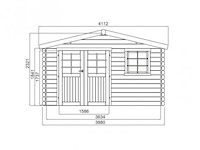 Tuinhuis linz - afbeelding 2 van  3